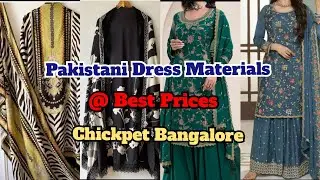 Chickpet Wholesale/Retail Boutique: Exclusive Pakistani Dress Materials at Unbeatable Prices