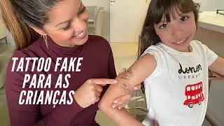 Tatuagem fake e f&aacute;cil para as crian&ccedil;as