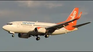 Air North Boeing 737-500 [C-GANH] landing in YYC