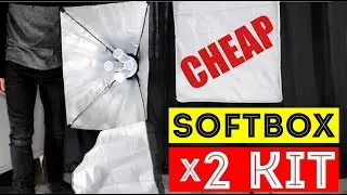 Neewer Lighting Kit - Best Budget Softbox Kit With LED Corn Bulbs from Aliexpress