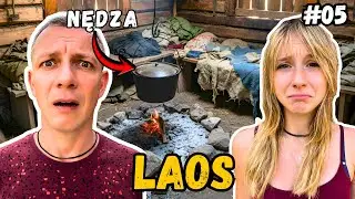 Laos: Tam gdzie kończy się asfalt, zaczyna się bieda. Dziury po kolana i paleniska w chałupinach!
