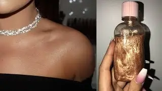TESTING DIY: Fenty Body Lava Dupe! Baby Oil & Highlighter!