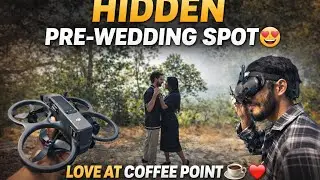 Korba ka Hidden Coffee Point ❤️ | Pre-Wedding Drone Shoot