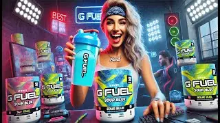💧 G Fuel Sour Blue Chug and Shaker Bottle Bundle | Best G Fuel Sour Blue Chug Rug 🍹