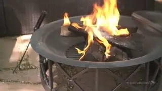Fire Sense 30 in. Portsmouth Black Fire Pit - Product Review Video