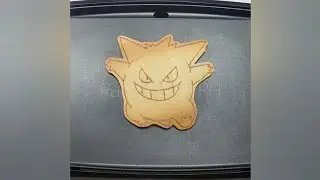 I make Gengar into a pancake 🥞#pokemon #gengar