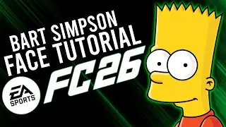 EA FC 26 | BART SIMPSON | Pro Clubs & Career Mode Face Creation