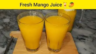 Fresh Mango Juice recipe 🍹🥭# Delicious commercial mango juice 🤤😍# easy  3 ingredients juice 😱🤗# 💛🧡