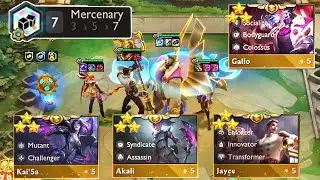 7 MERCENARY & FOUR 5 COST CHAMPION 3 STAR ⭐⭐⭐ | SO LUCKY | TFT SET 6