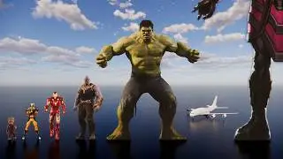 Marvel Characters Size Comparison: Who&rsquo;s the Biggest on Earth?