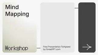 Free Mind Mapping Workshop Presentation Theme by GreatPPT.com
