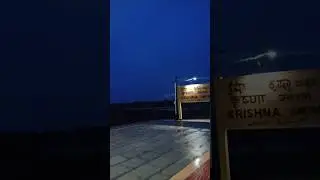 Krishna railways station #railway #railwaycontent #travel #railtrack #railvlogger #railwaystation