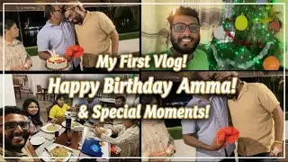 අම්මගේ දවසේ දෙන්නවම සතුටුකලා 🎂❤️| christmas tree decoration 🎄| First vlog 🫶