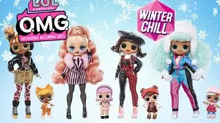 Новые Куклы ЛОЛ LOL OMG Dolls Winter Chill! Зима 2021! Джессика и Новогодние Подарки