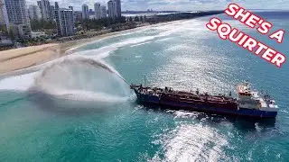 The Gold Coast sand squirter...