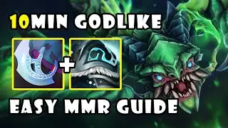 WTF Insane Viper  Play MID with 10MIN GODLIKE and Fast Farm Guide | Dota 2 Gameplay 7.40