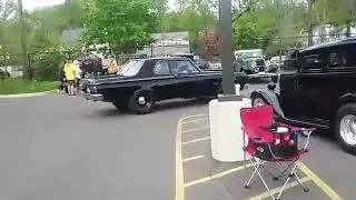 64 Plymouth factory stock drag car.