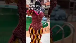 stunning Kente styles for brides #kentestyles #weddingdress