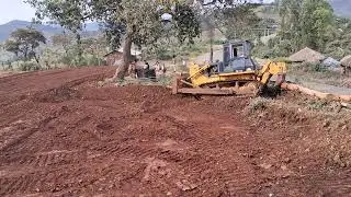 Fantastic earth moving by using DOZER Machine.
