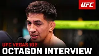 Jose Miguel Delgado Octagon Interview | UFC Vegas 102