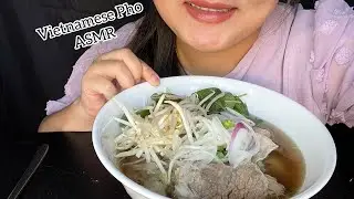 Vietnamese PHO ASMR *Eating and Slurping Sounds*