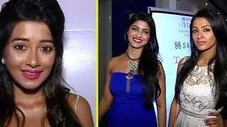 Shayantani, Barkha and Tina at Tellycalender 2016's pre launch bash