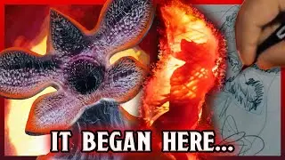 The Monster That Started It All | Demogorgon Art Timelapse Tribute