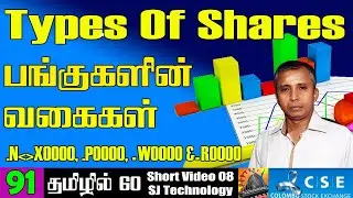பங்குளின் வகைகள் | Types of Shares | Ordinary Shares | Preferance Shares | SJ Technology | Tamil