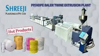 SHREEJI BALER TWINE EXTRUSION PLANT #baler #twine @ShreejiEngineering@shreeji_engineering