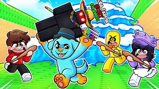 Me Volví un PERRO en Roblox Escapa del Tsunami Por Brainrots...