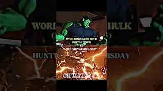 World Breaker Hulk vs Hunter Prey Doomsday #edit #vs #4k #marvel #comics #dc #shorts #fyp #viral