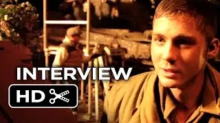 Fury Interview - Logan Lerman (2014) - Shia LaBeouf, Brad Pitt War Drama HD