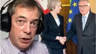 Farage claims THIS is real reason May is meeting with Juncker for last minute Brexit talks