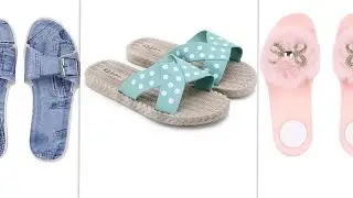 Girls slippers new collection now trendy