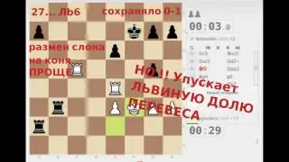 Chess. Blitz 3 min. NEVER GIVE UP - Bishop G2. Rook Endgame. (RUS) Шахматы