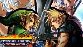 Cloud vs Link (DBZ BT3 Mod Crossover Legends V8.0) AetherSX2 android gameplay.