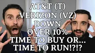 AT&T and Verizon Stock PLUMMET after EARNINGS Release | Time to buy these two CHEAP Dividend Stocks?