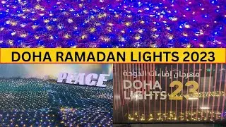 Doha lights 23 | Ramadan lights show at Corniche | Holy month of Ramadan lights at Corniche, Doha