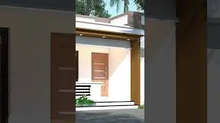 550 sqft LIFEMISSION  PLAN & ELEVATION /550 SQFT/2bhk #houseplan  #shorts #lifemission #smallhouse