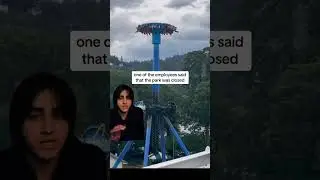 Карнавальный аттракцион застрял вверх дном 😳