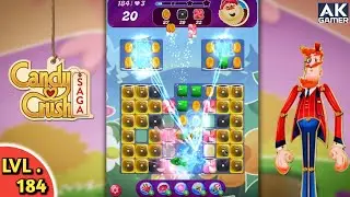 Candy Crush Saga 🍭 Level - 184 #canddy #viral #games #game