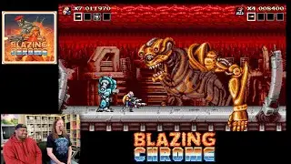 BLAZING CHROME (Run & Gun Shooter) /w Reggie