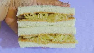 Peanut Butter & Apple Sandwich - Breakfast Recipe