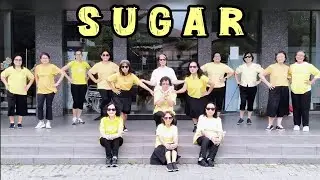 SUGAR - LINE DANCE Chor : Amy Christian - Sohn ( NOR ) Demo by : LD Beautiful Angel