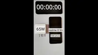 65W Charger in 18W Phone