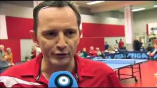 Reportage TV Brussel : Logis Auderghem - Nino Praha (ETTU Cup 2013-2014)