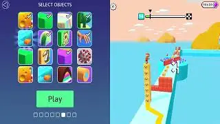 Cube Surfer Vs ASMR Slicing in Max Level Gameplay Walkthrough All Trailers Update Mobile
