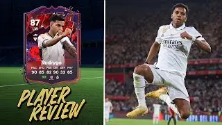 EAFC 24 | BEST WINGER SO FAR?!? TRAILBLAZERS RODRYGO PLAYER REVIEW | 87 TRAILBLAZERS RODRYGO REVIEW