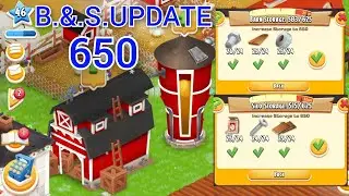 HAY Day How To Update Barn and Silo 650 and gameplay level 46