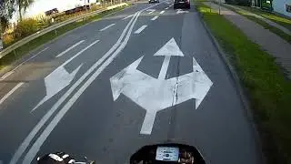 KTM LC4 620 supermoto/GOPRO onboard/luźne latanie, jazda po okolicy engine sound, no music